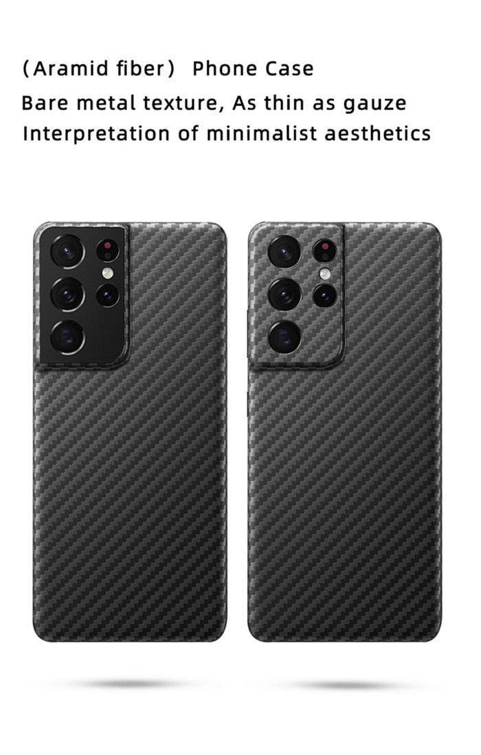 Real Carbon Fiber Phone Case For Samsung Ga;axy S21 Series - Premium Mobile Phone Cases from Dressmycell.com - Just $42.00! Shop now at Dressmycell.com Real Carbon Fiber Phone Case For Samsung Ga;axy S21 Series - Premium Mobile Phone Cases from Dressmycell.com - Just $42.00! Shop now at Dressmycell.com